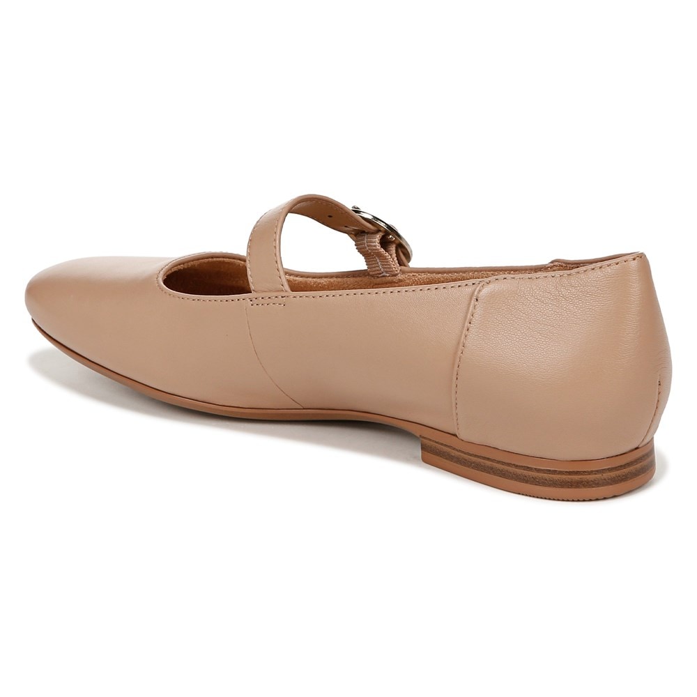 Naturalizer Kelly Mary Jane Flat - Creme Brulee Leather Naturalizer Kelly Mary Jane Flat - Creme Brulee Leather