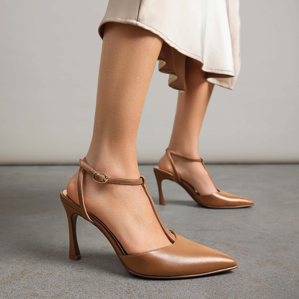 Naturalizer Astrid Pump - Café Leather Naturalizer Astrid Pump - Café Leather