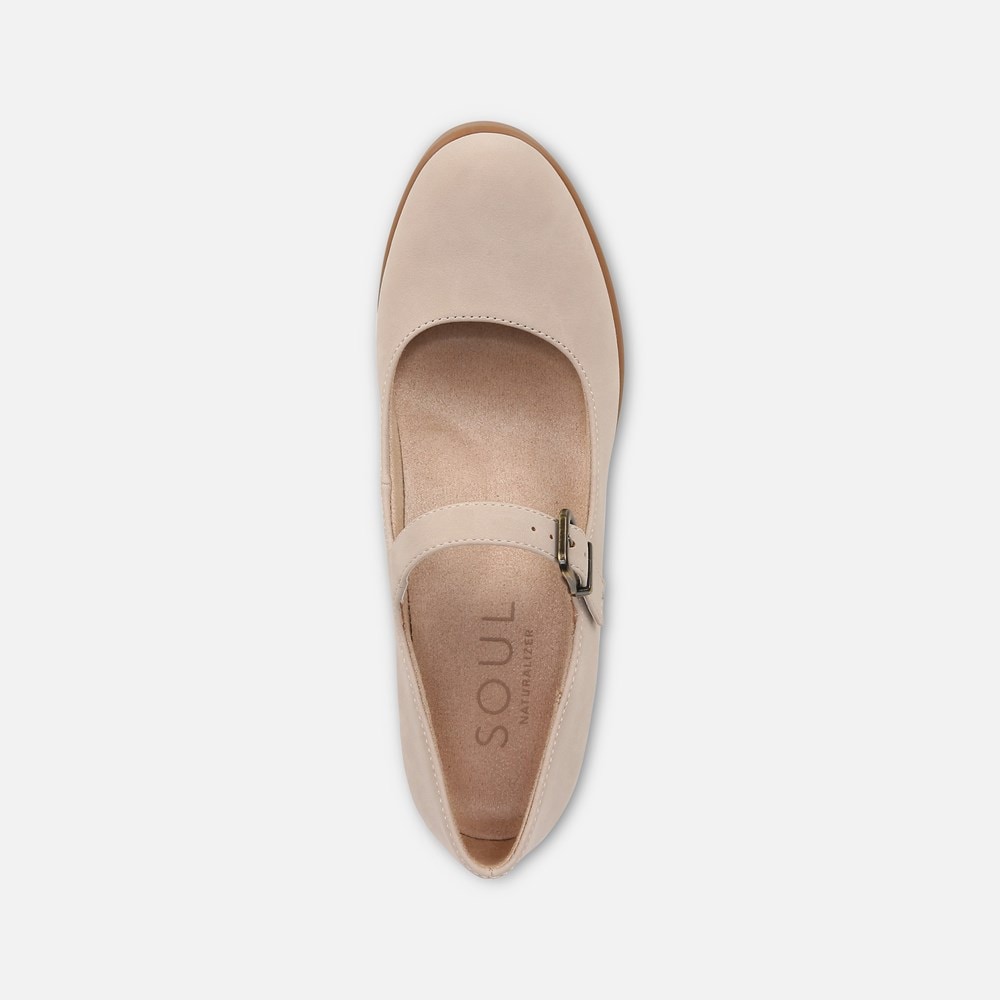 Naturalizer SOUL Adore Mary Jane Wedge - Porcelain Naturalizer SOUL Adore Mary Jane Wedge - Porcelain