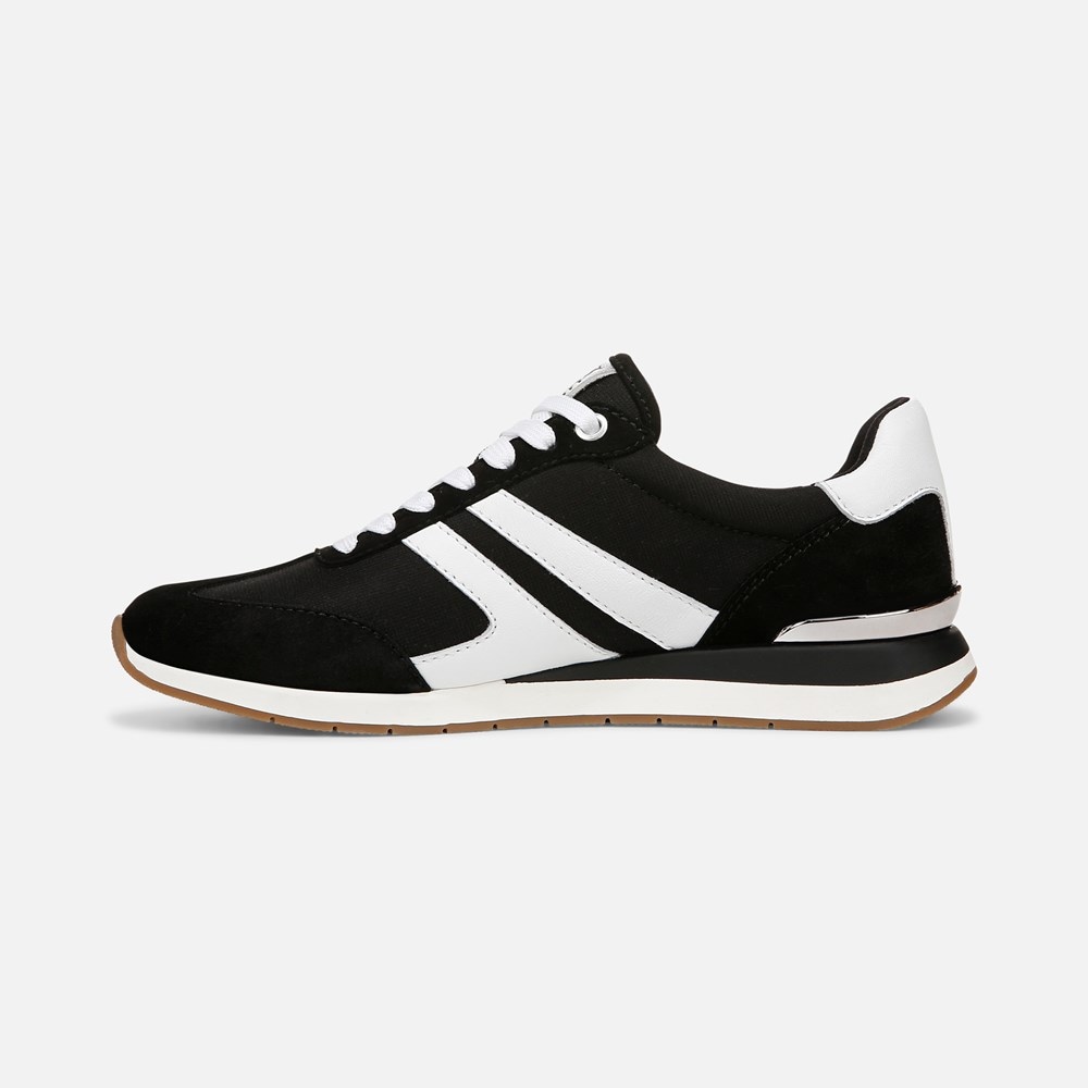 Naturalizer Lorena Lace Up Sneaker - Black Fabric \\u0026 Suede Naturalizer Lorena Lace Up Sneaker - Black Fabric \\u0026 Suede