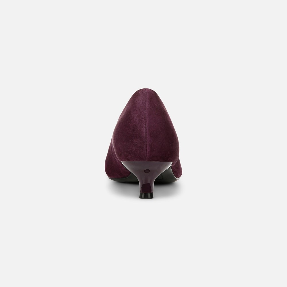 Naturalizer Natalia Kitten Heel - Deep Plum Purple Suede Naturalizer Natalia Kitten Heel - Deep Plum Purple Suede