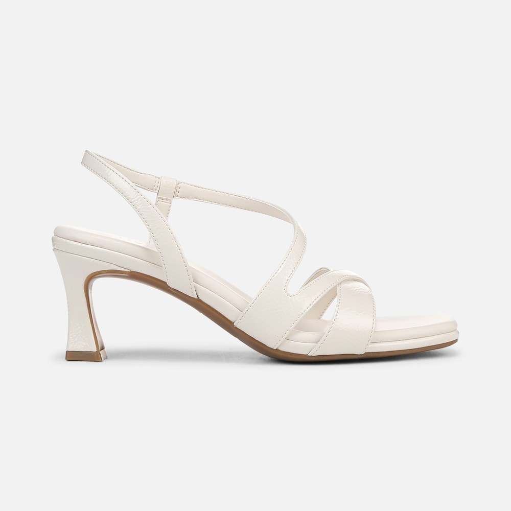 Naturalizer Kieran Strappy Dress Sandal - Warm White Faux Leather Naturalizer Kieran Strappy Dress Sandal - Warm White Faux Leather