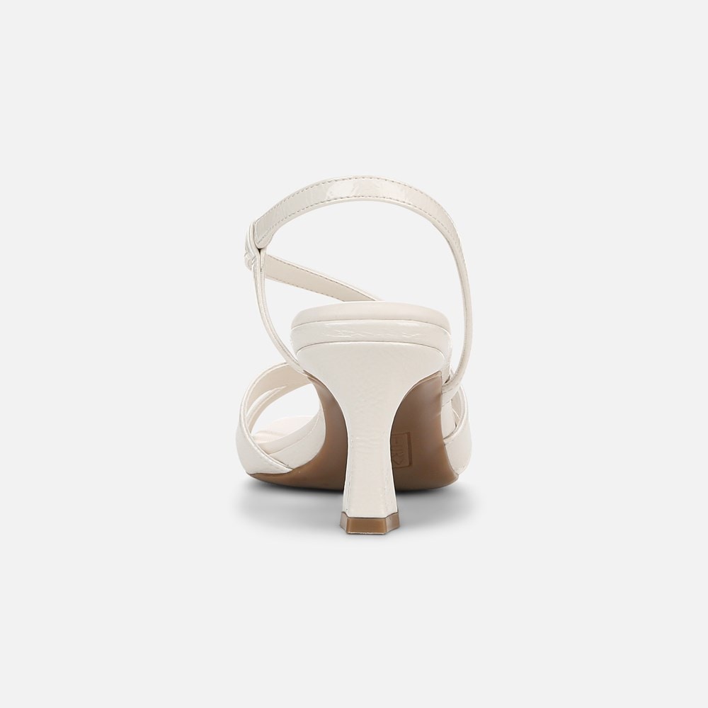 Naturalizer Kieran Strappy Dress Sandal - Warm White Faux Leather Naturalizer Kieran Strappy Dress Sandal - Warm White Faux Leather