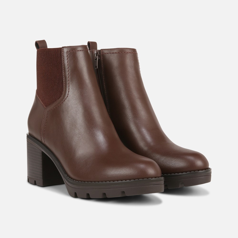 Naturalizer Verney Weatherproof Boot - Chocolate Leather Brown Naturalizer Verney Weatherproof Boot - Chocolate Leather Brown