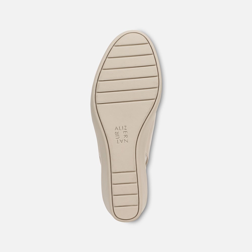 Naturalizer Sutton Slingback Wedge - Porcelain Leather Naturalizer Sutton Slingback Wedge - Porcelain Leather