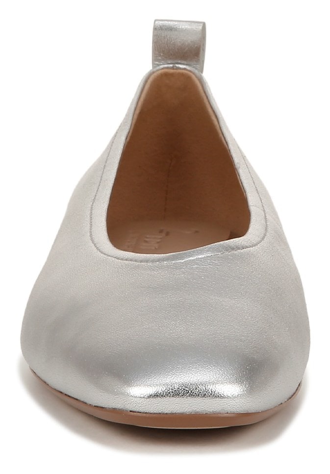 Naturalizer 27 Edit Carla Flat - Silver Leather Naturalizer 27 Edit Carla Flat - Silver Leather