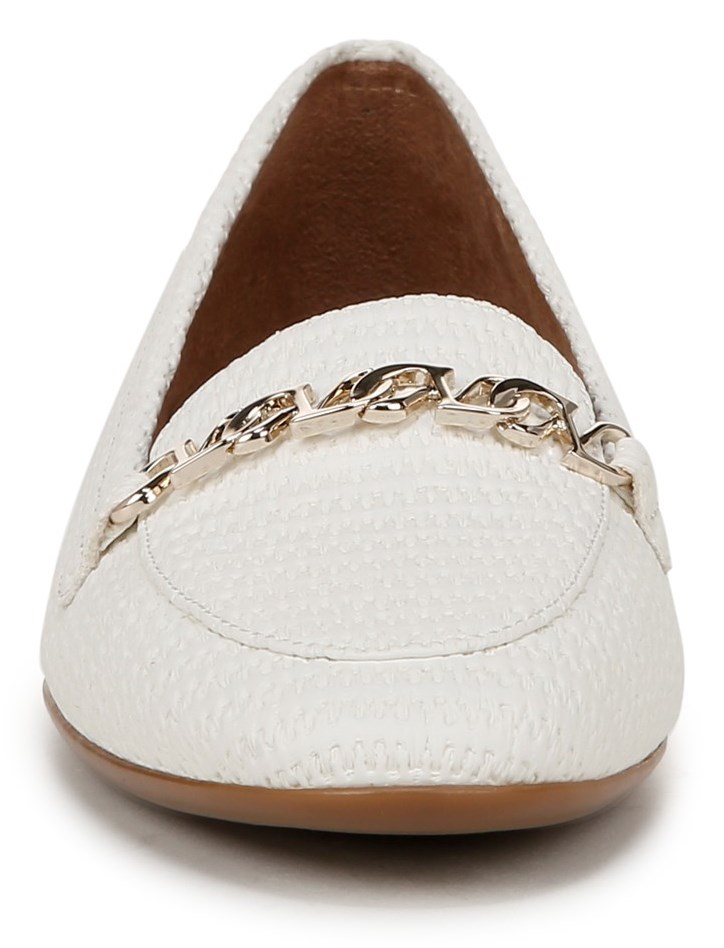 Naturalizer Jemi Loafer - White Woven Fabric Naturalizer Jemi Loafer - White Woven Fabric