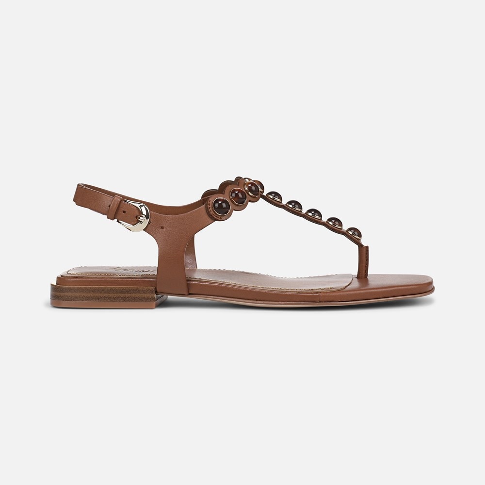 Naturalizer 27 EDIT Nara Sandal - English Tea Brown Leather Naturalizer 27 EDIT Nara Sandal - English Tea Brown Leather