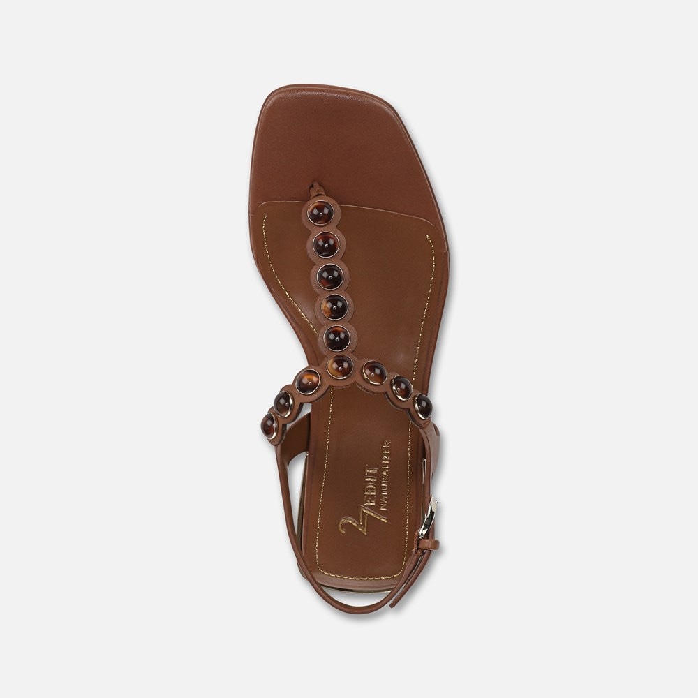 Naturalizer 27 EDIT Nara Sandal - English Tea Brown Leather Naturalizer 27 EDIT Nara Sandal - English Tea Brown Leather