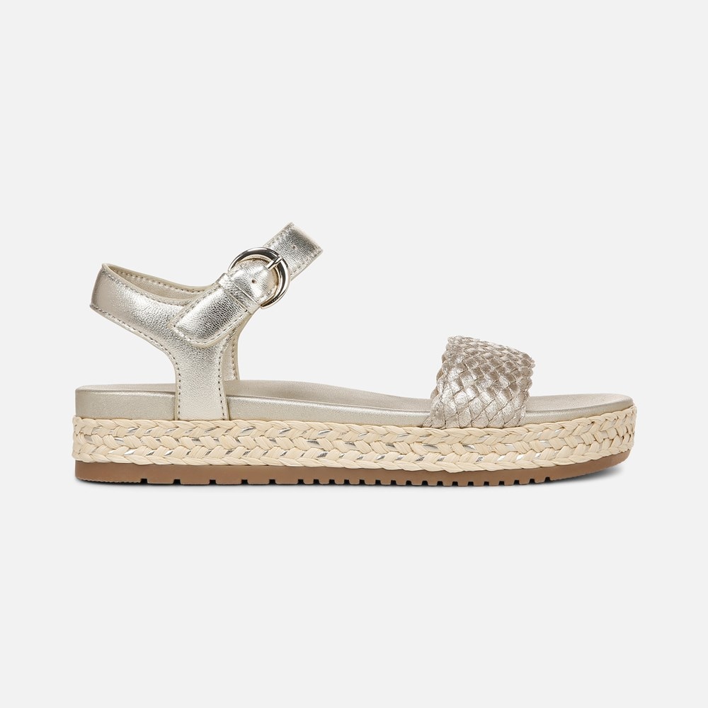 Naturalizer Neila Sandal - Champagne Raffia Naturalizer Neila Sandal - Champagne Raffia