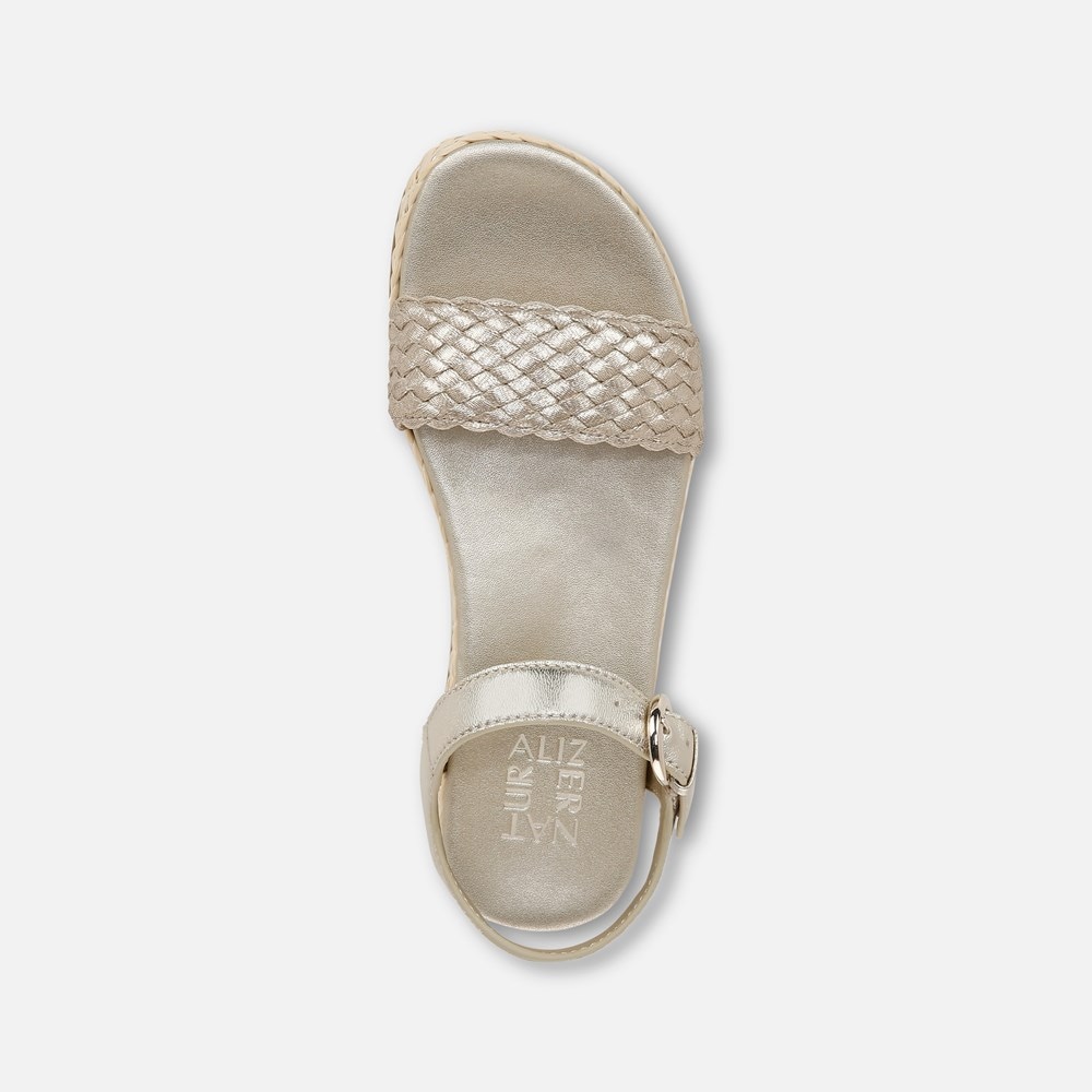 Naturalizer Neila Sandal - Champagne Raffia Naturalizer Neila Sandal - Champagne Raffia