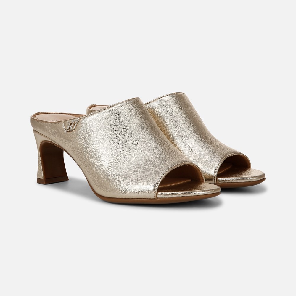 Naturalizer Imogen Dress Sandal - Champagne Faux Leather