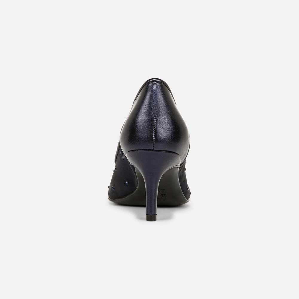 Naturalizer Everly Pump - Midnight Blue Faux Leather \\u0026 Mesh Naturalizer Everly Pump - Midnight Blue Faux Leather \\u0026 Mesh