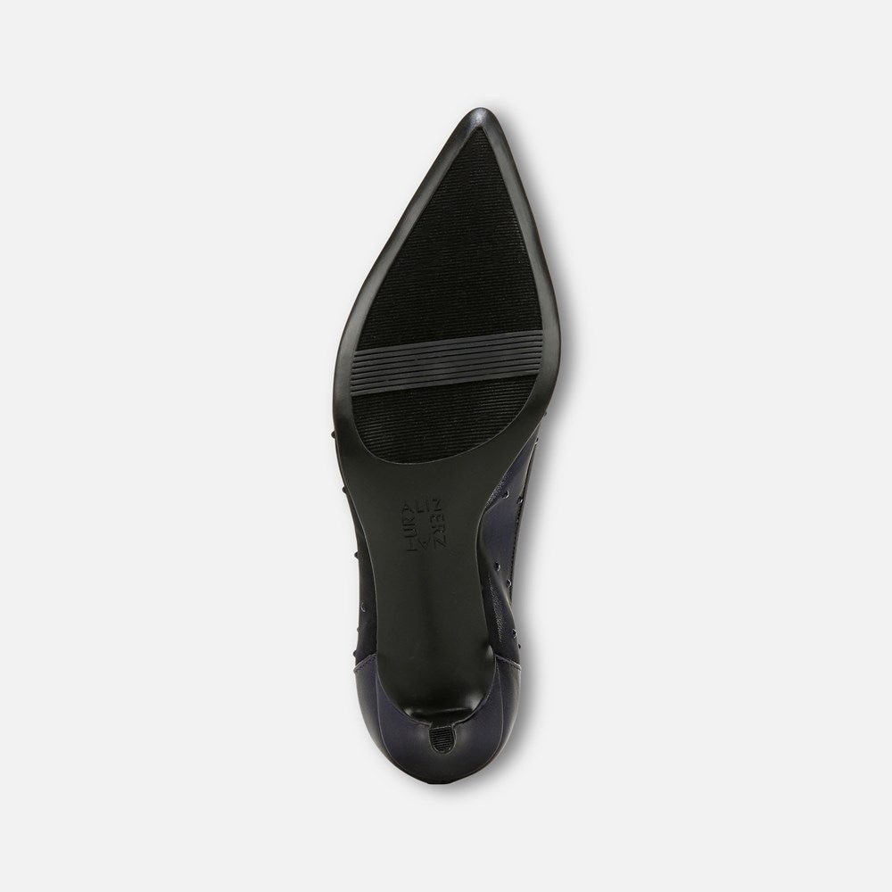 Naturalizer Everly Pump - Midnight Blue Faux Leather \\u0026 Mesh Naturalizer Everly Pump - Midnight Blue Faux Leather \\u0026 Mesh