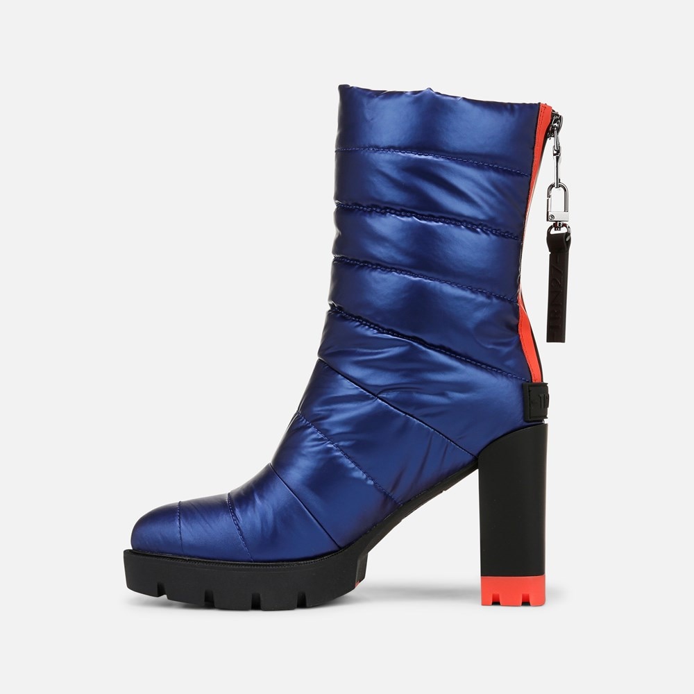 Naturalizer Think Royln Crosswalk Water Repellent Bootie - Electric Blue High Shine Nylon Naturalizer Think Royln Crosswalk Water Repellent Bootie - Electric Blue High Shine Nylon