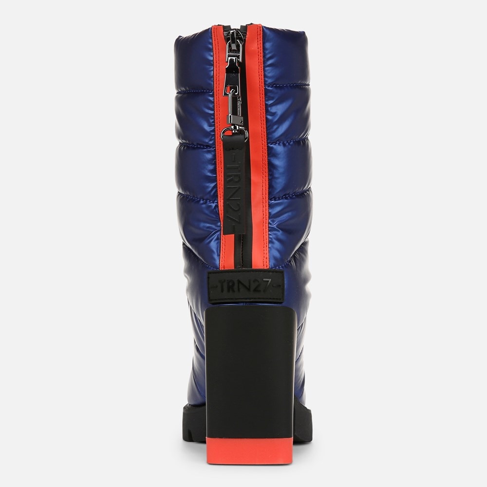 Naturalizer Think Royln Crosswalk Water Repellent Bootie - Electric Blue High Shine Nylon Naturalizer Think Royln Crosswalk Water Repellent Bootie - Electric Blue High Shine Nylon