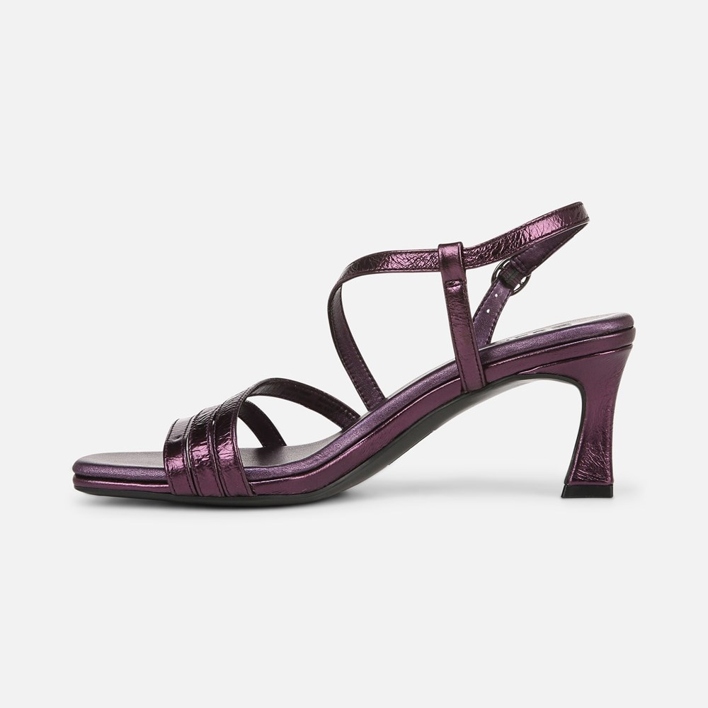 Naturalizer Galaxy Dress Sandal - Plum Purple Metallic Leather Naturalizer Galaxy Dress Sandal - Plum Purple Metallic Leather