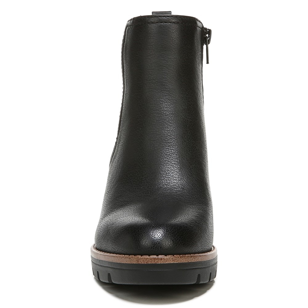 Naturalizer Madalynn Gore Water Repellent Bootie - Black Smooth Synthetic Naturalizer Madalynn Gore Water Repellent Bootie - Black Smooth Synthetic