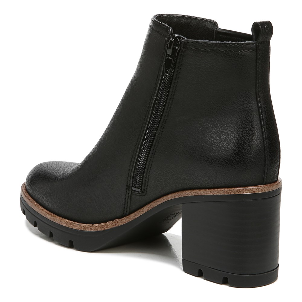 Naturalizer Madalynn Gore Water Repellent Bootie - Black Smooth Synthetic Naturalizer Madalynn Gore Water Repellent Bootie - Black Smooth Synthetic