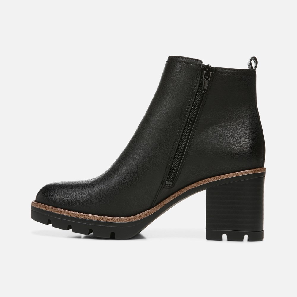 Naturalizer Madalynn Gore Water Repellent Bootie - Black Smooth Synthetic Naturalizer Madalynn Gore Water Repellent Bootie - Black Smooth Synthetic