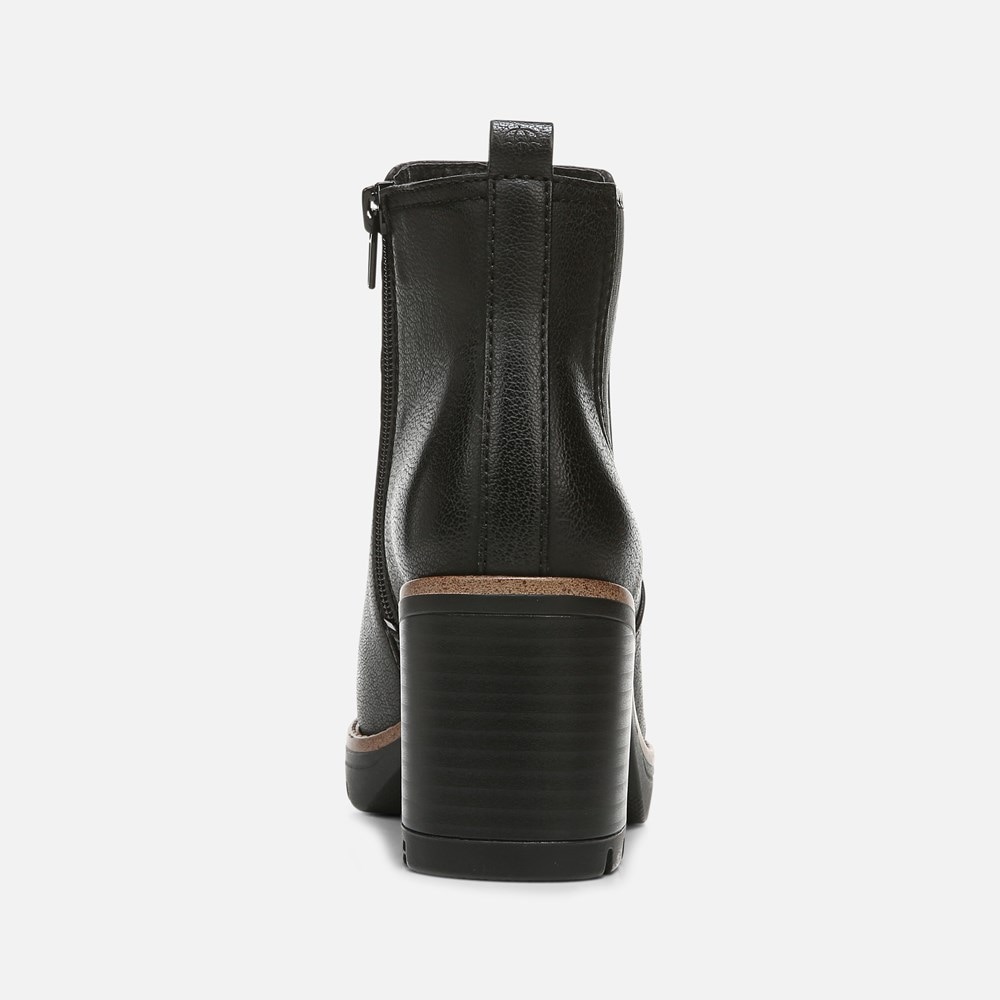 Naturalizer Madalynn Gore Water Repellent Bootie - Black Smooth Synthetic Naturalizer Madalynn Gore Water Repellent Bootie - Black Smooth Synthetic