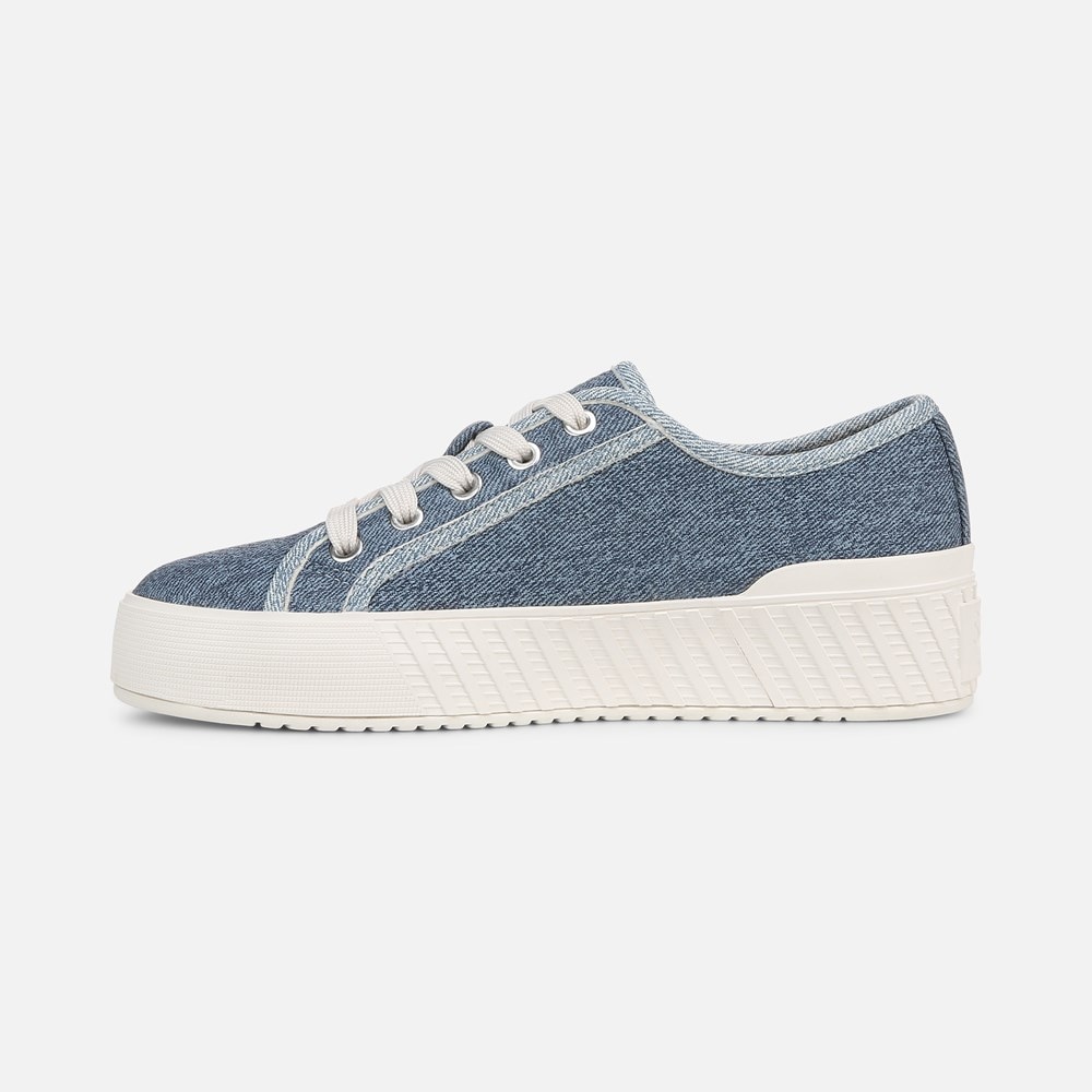 Naturalizer SOUL Iliana Lace Up Sneaker - Denim Blue Faux Leather Naturalizer SOUL Iliana Lace Up Sneaker - Denim Blue Faux Leather