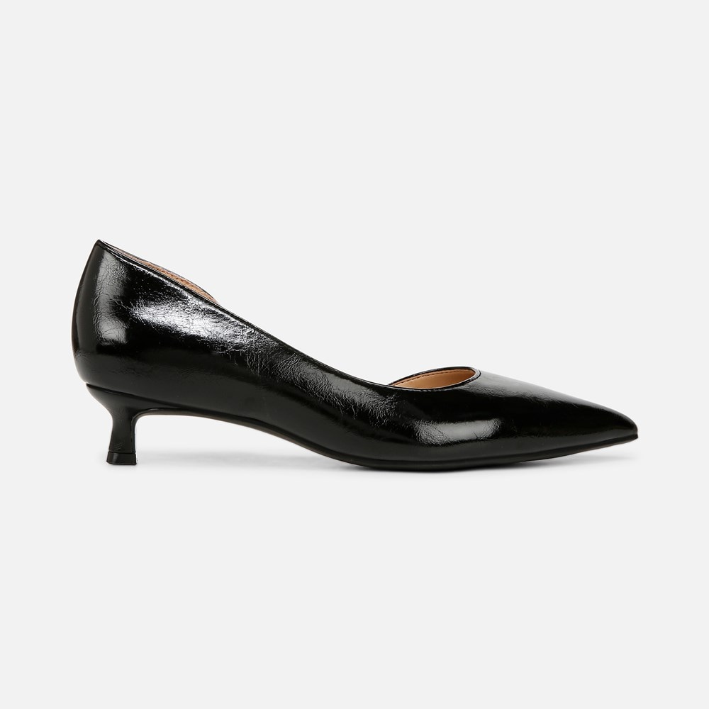 Naturalizer Gallent Pump - Black Faux Leather Naturalizer Gallent Pump - Black Faux Leather