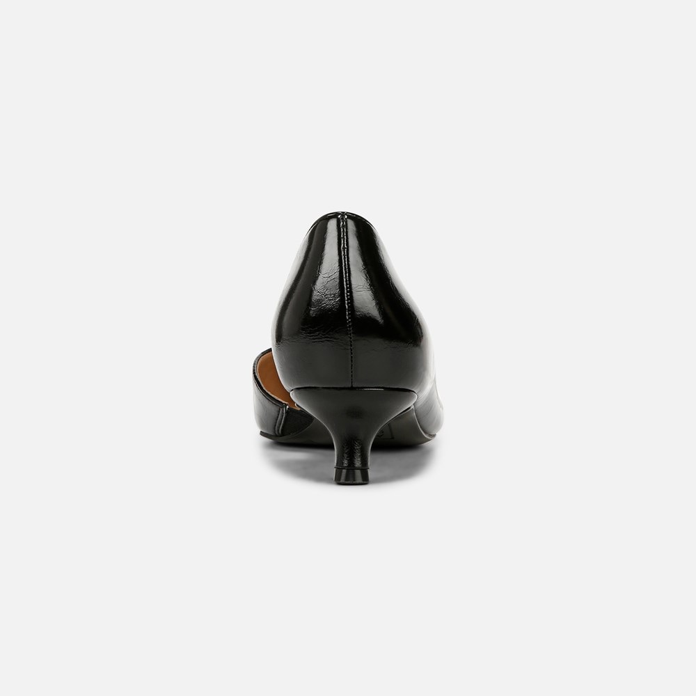 Naturalizer Gallent Pump - Black Faux Leather Naturalizer Gallent Pump - Black Faux Leather