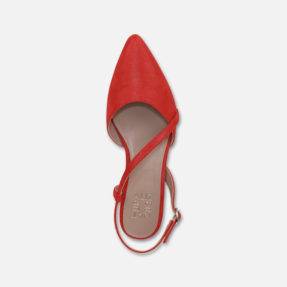 Naturalizer Hawaii Slingback Flat - Maserati Red Suede Naturalizer Hawaii Slingback Flat - Maserati Red Suede