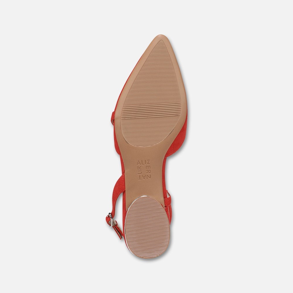 Naturalizer Hawaii Slingback Flat - Maserati Red Suede Naturalizer Hawaii Slingback Flat - Maserati Red Suede
