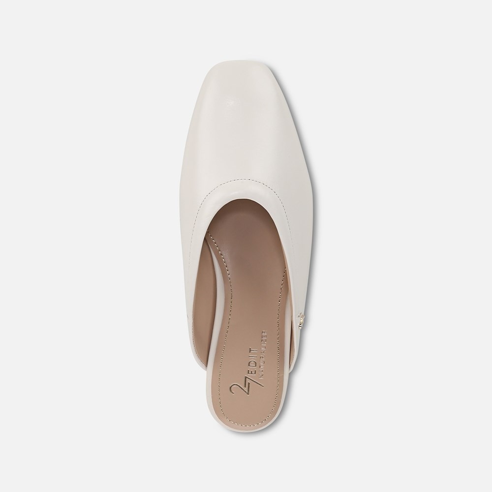 Naturalizer 27 EDIT Carla Mule - Warm White Leather Naturalizer 27 EDIT Carla Mule - Warm White Leather