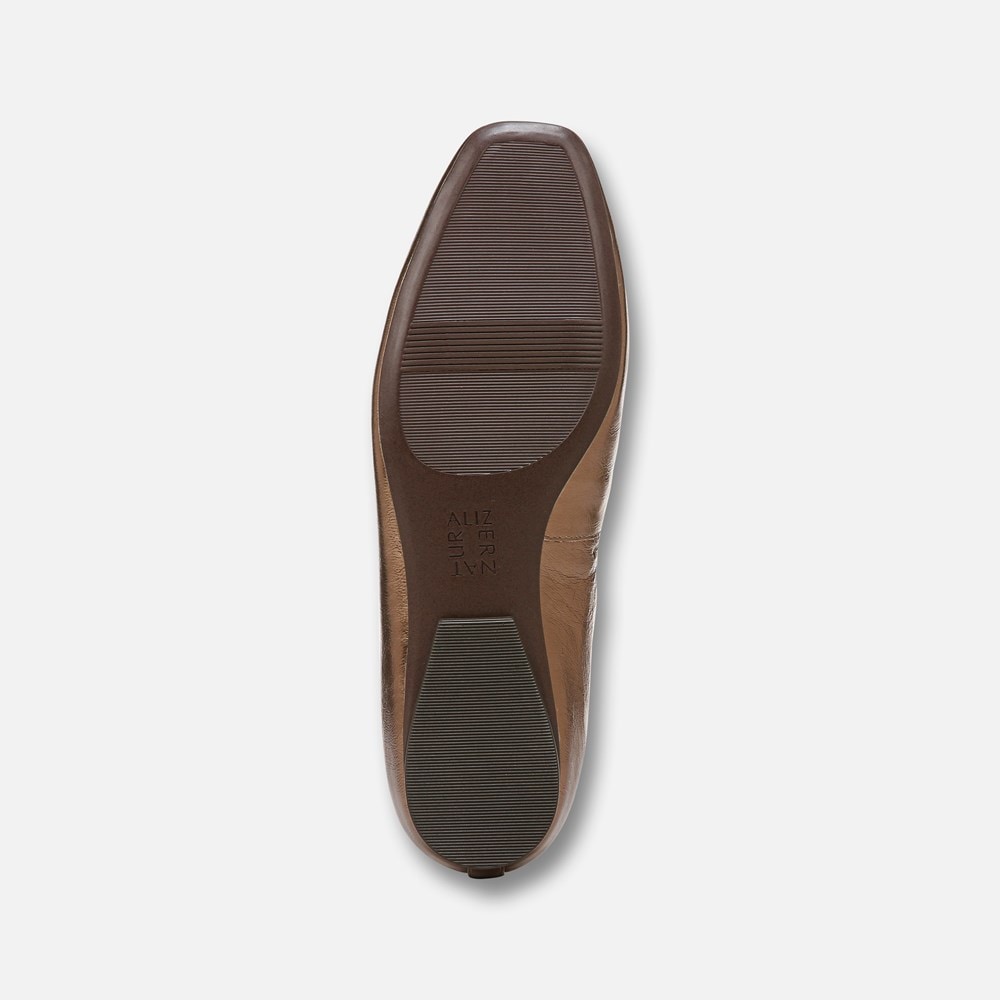 Naturalizer Chelsea Ballet Flat - Old Gold Leather Naturalizer Chelsea Ballet Flat - Old Gold Leather