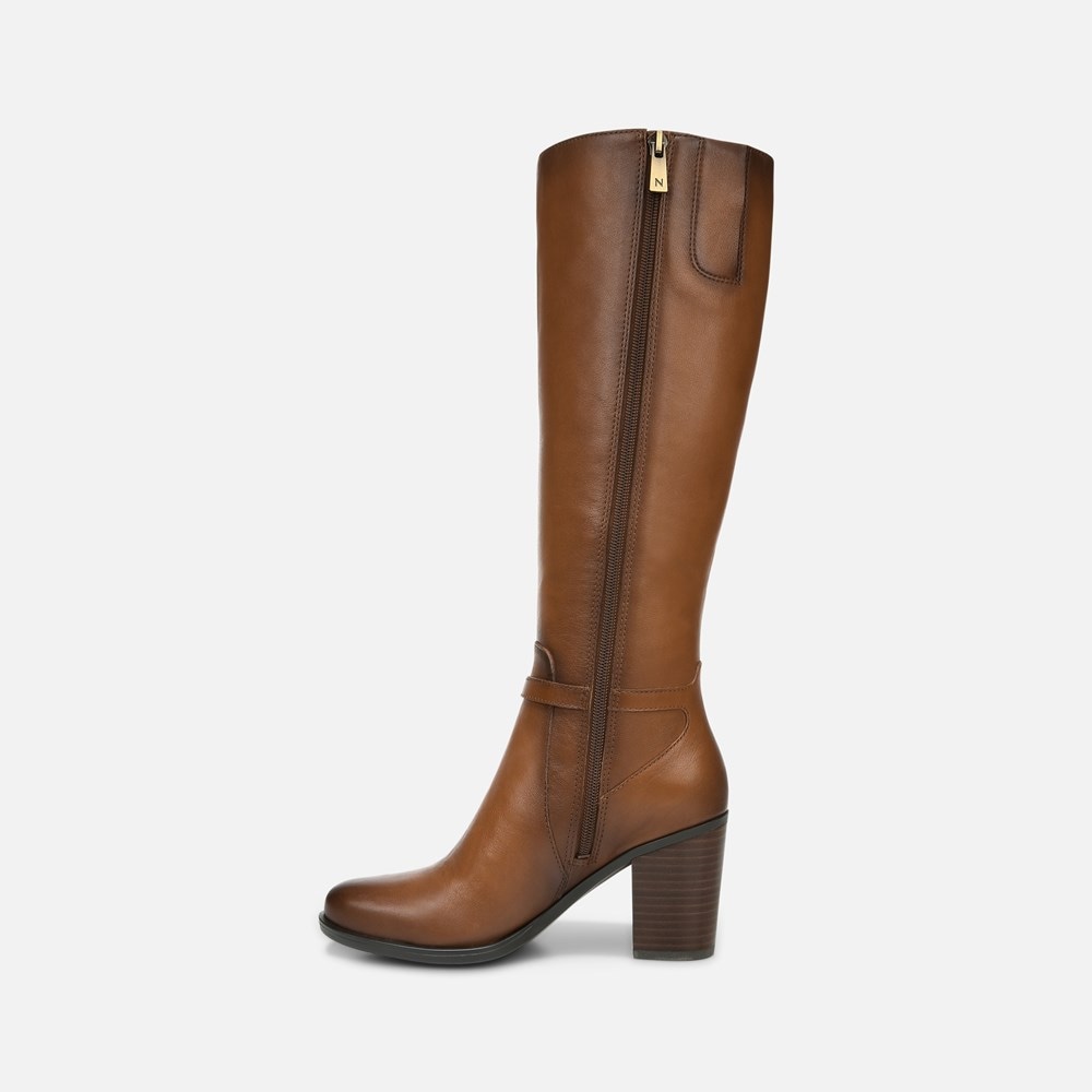 Naturalizer Kalina Knee High Boot - Ciderspice Leather Naturalizer Kalina Knee High Boot - Ciderspice Leather