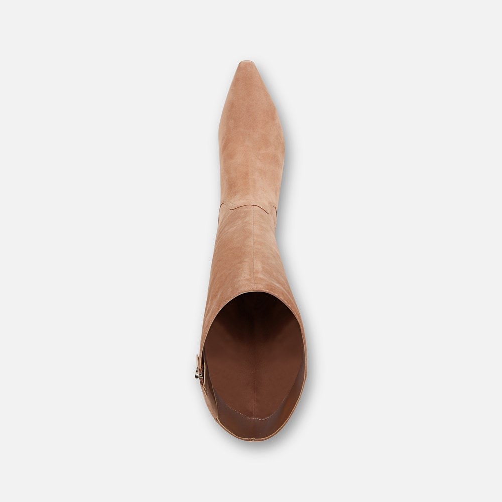 Naturalizer Deesha Wide Calf Knee High Boot - Cafe Brown Suede Naturalizer Deesha Wide Calf Knee High Boot - Cafe Brown Suede