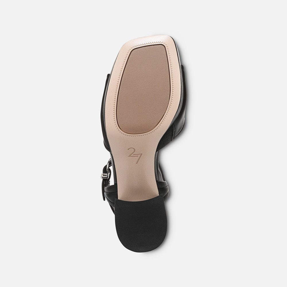 Naturalizer 27 EDIT Paloma Platform Sandal - Black Leather Naturalizer 27 EDIT Paloma Platform Sandal - Black Leather