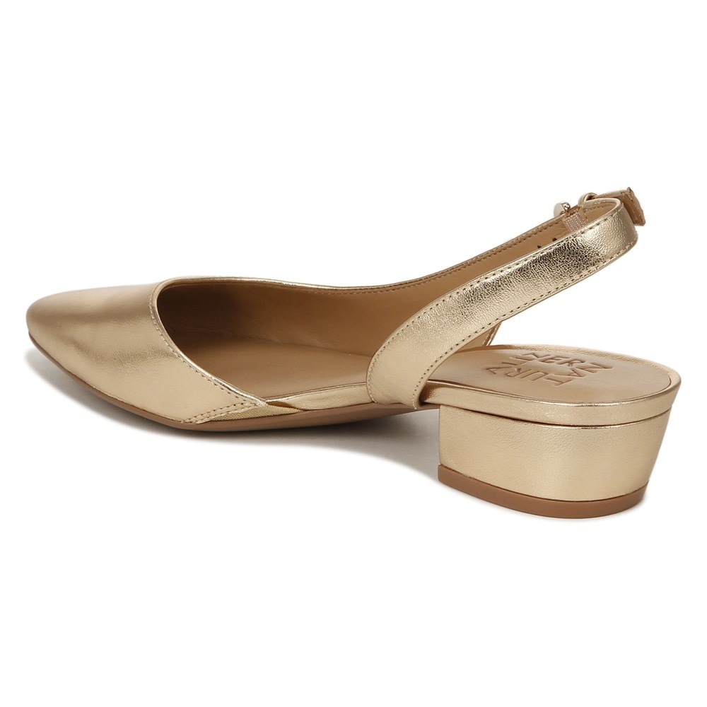 Naturalizer Banks Pointed Toe Flat - Dark Gold Leather Naturalizer Banks Pointed Toe Flat - Dark Gold Leather