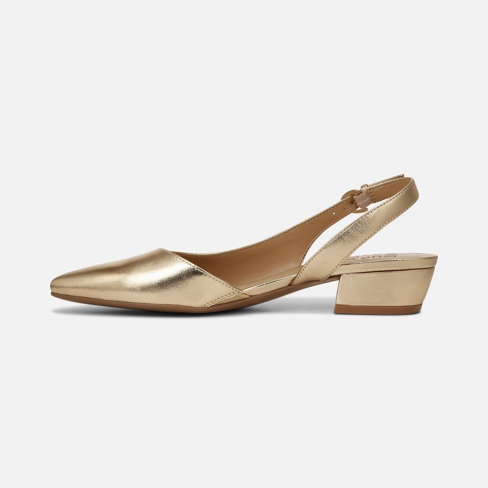 Naturalizer Banks Pointed Toe Flat - Dark Gold Leather Naturalizer Banks Pointed Toe Flat - Dark Gold Leather