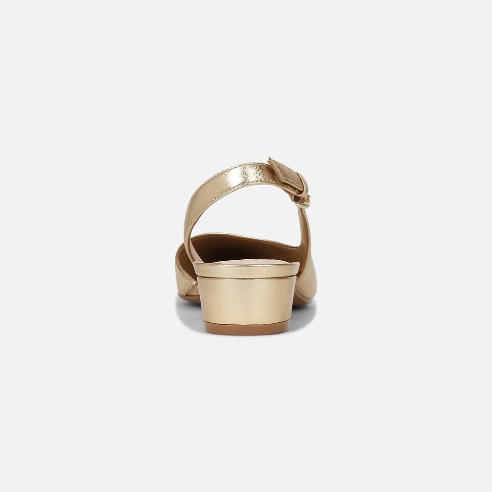 Naturalizer Banks Pointed Toe Flat - Dark Gold Leather Naturalizer Banks Pointed Toe Flat - Dark Gold Leather