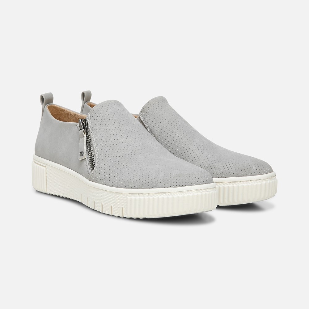 Naturalizer SOUL Turner Slip On Sneaker - Stone Synthetic