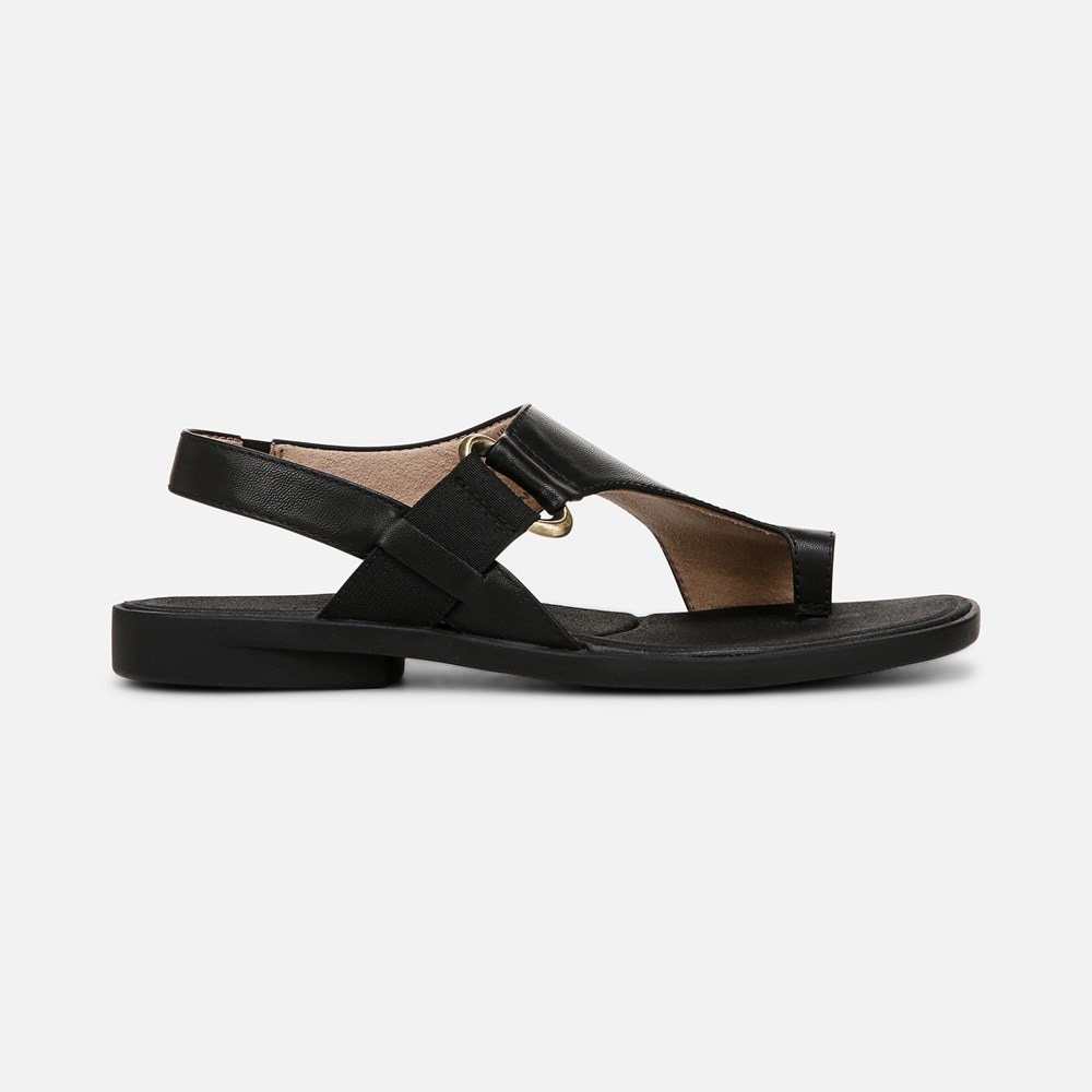 Naturalizer SOUL Freya Sandal - Black Faux Leather Naturalizer SOUL Freya Sandal - Black Faux Leather