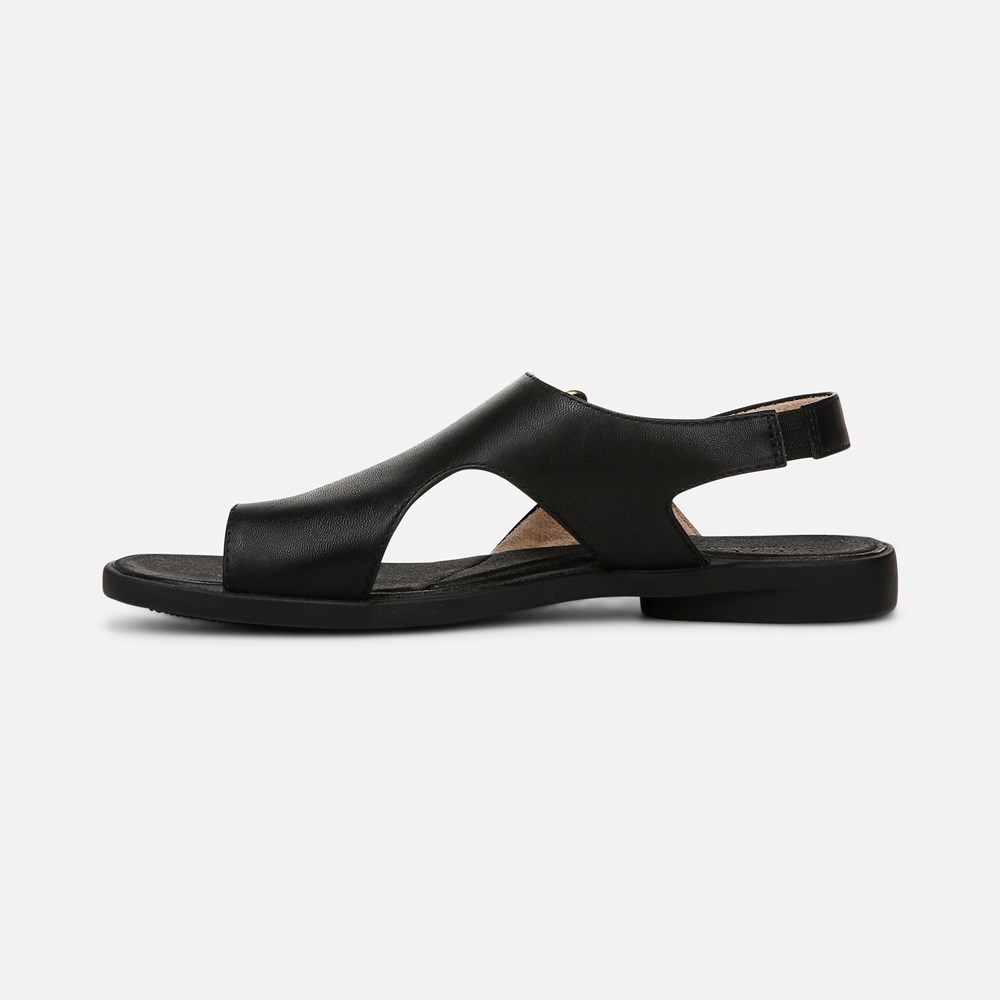 Naturalizer SOUL Freya Sandal - Black Faux Leather Naturalizer SOUL Freya Sandal - Black Faux Leather