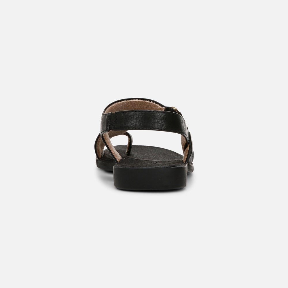 Naturalizer SOUL Freya Sandal - Black Faux Leather Naturalizer SOUL Freya Sandal - Black Faux Leather