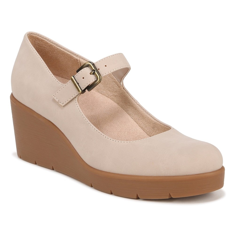 Naturalizer SOUL Adore Mary Jane Wedge - Porcelain Naturalizer SOUL Adore Mary Jane Wedge - Porcelain