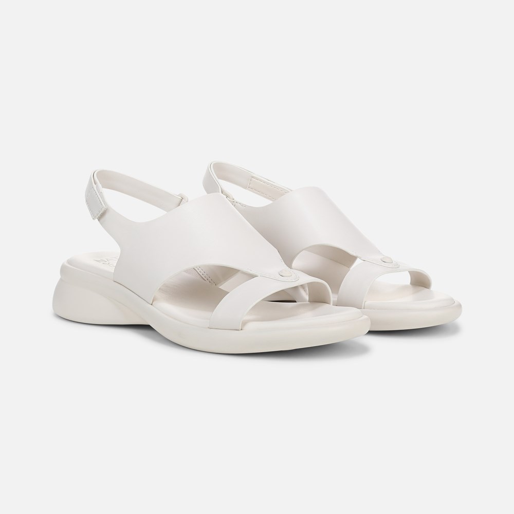 Naturalizer Lillian Slingback Sandal - Warm White Faux Leather Naturalizer Lillian Slingback Sandal - Warm White Faux Leather