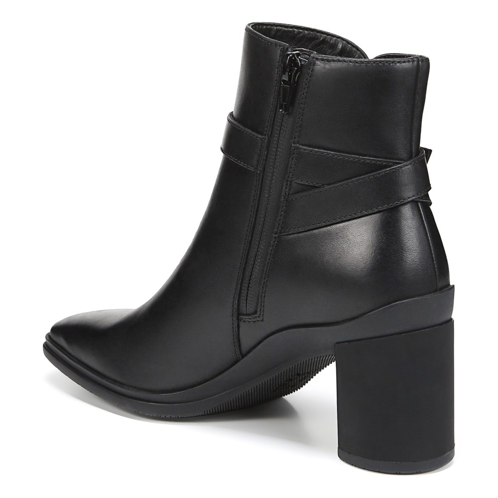 Naturalizer Aimee Weatherproof Ankle Boot - Black Leather Naturalizer Aimee Weatherproof Ankle Boot - Black Leather