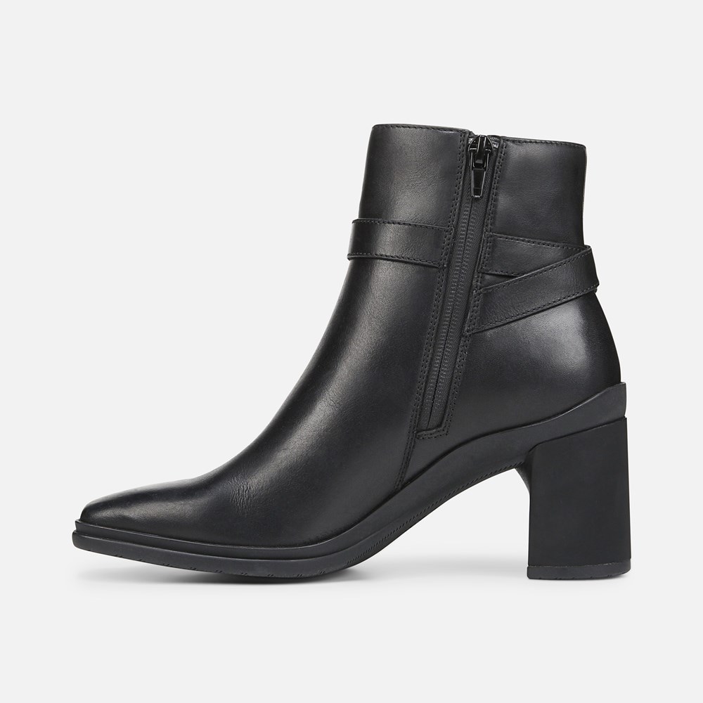 Naturalizer Aimee Weatherproof Ankle Boot - Black Leather Naturalizer Aimee Weatherproof Ankle Boot - Black Leather