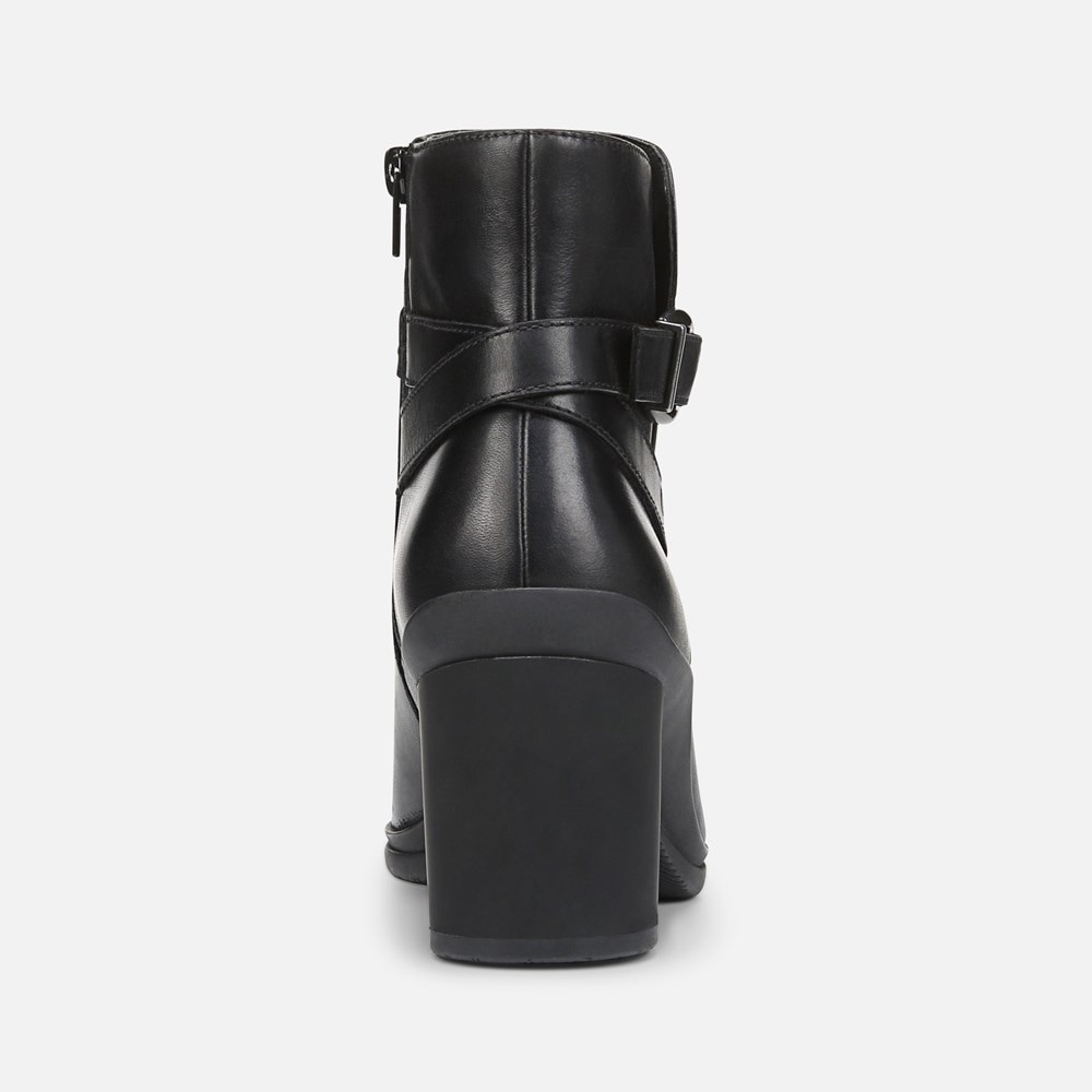 Naturalizer Aimee Weatherproof Ankle Boot - Black Leather Naturalizer Aimee Weatherproof Ankle Boot - Black Leather