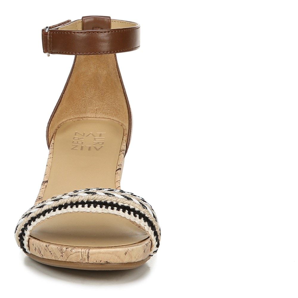 Naturalizer Areda Wedge Sandal - Multi Fabric/Tan Synthetic Naturalizer Areda Wedge Sandal - Multi Fabric/Tan Synthetic