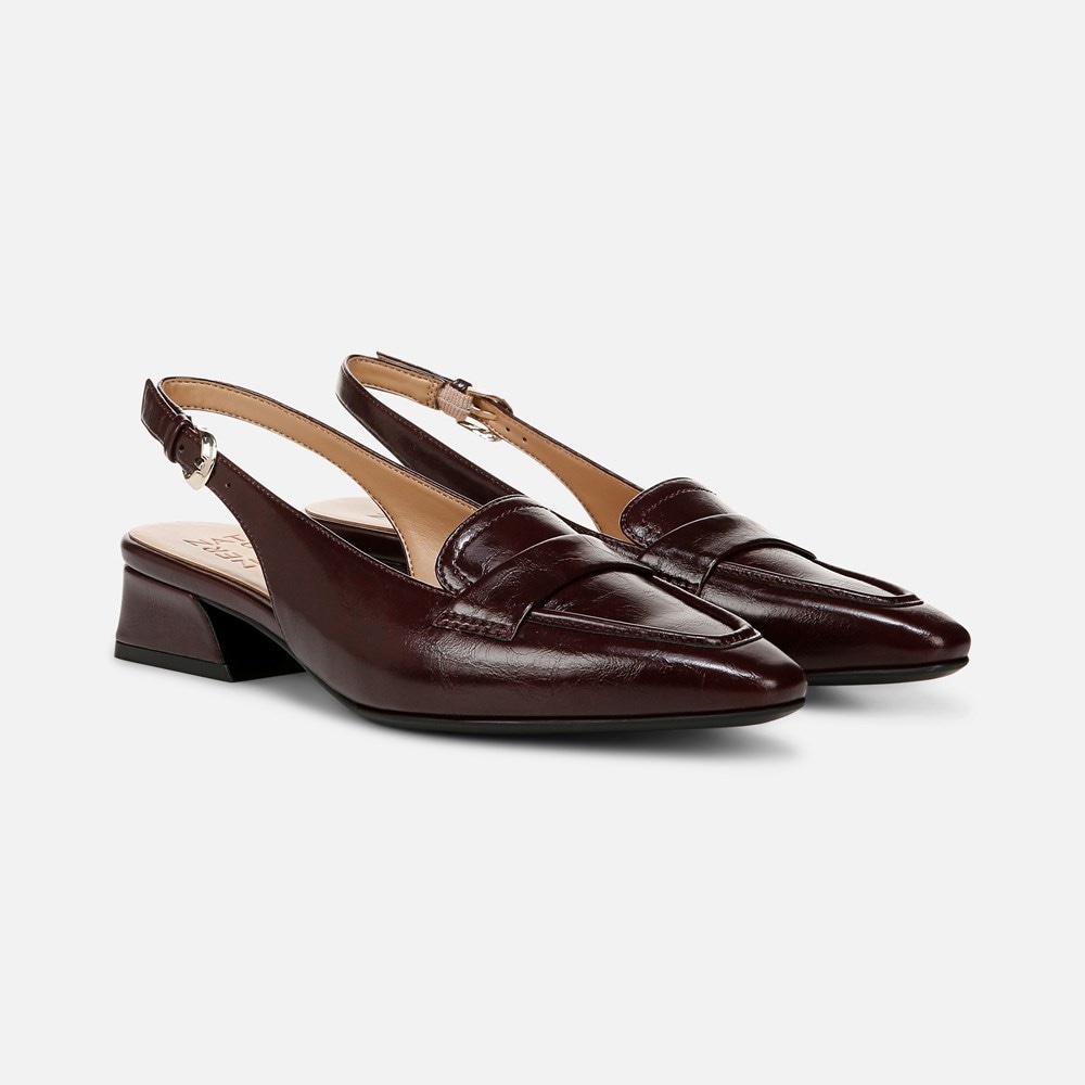 Naturalizer Garner Slingback - Merlot Red Faux Leather Naturalizer Garner Slingback - Merlot Red Faux Leather