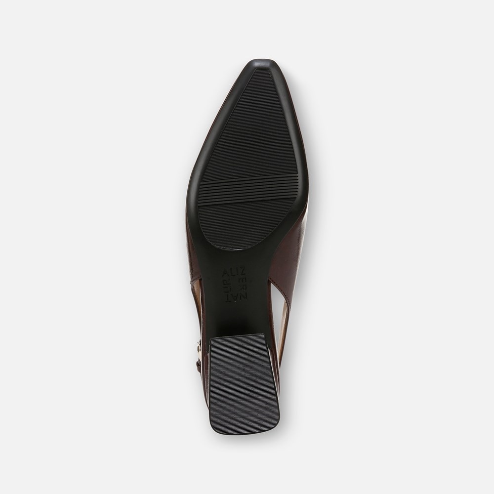 Naturalizer Garner Slingback - Merlot Red Faux Leather Naturalizer Garner Slingback - Merlot Red Faux Leather